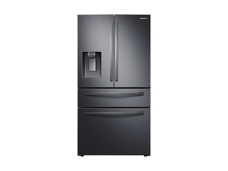 23 cu. ft. Counter Depth 4-Door French Door Refrigerator with FlexZone(TM) Drawer in Black Stainless Steel - (RF24R7201SG)