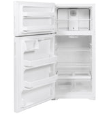 Hotpoint(R) 15.6 Cu. Ft. Recessed Handle Top-Freezer Refrigerator - (HPS16BTNLWW)