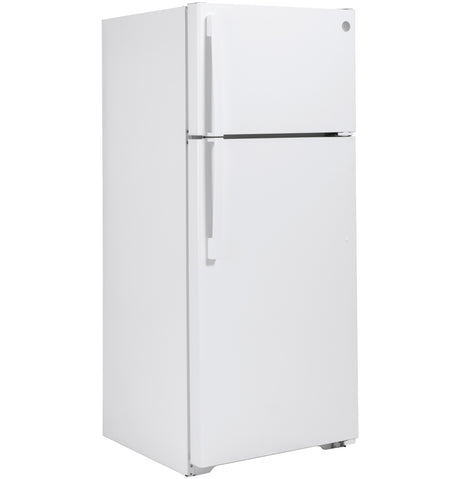 GE(R) ENERGY STAR(R) 17.5 Cu. Ft. Top-Freezer Refrigerator - (GTE18GTNRWW)