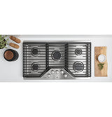 GE Profile(TM) 36" Built-In Gas Cooktop with Five Burners - (PGP7036SLSS)