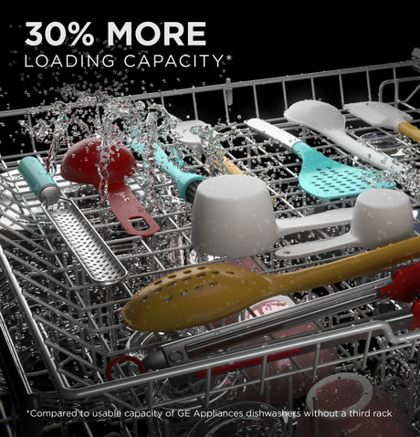 GE(R) ENERGY STAR(R) Top Control with Plastic Interior Dishwasher with Sanitize Cycle & Dry Boost - (GDT630PMRES)