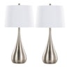 Pebble - 29" Metal Table Lamp (Set of 2)