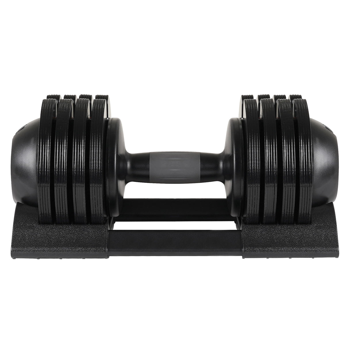 52Lbs Adjustable Dumbbell Steel And Plastic - Black