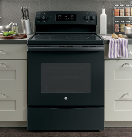 GE(R) 30" Free-Standing Electric Range - (JBS60DKBB)