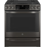 GE Profile(TM) 30" Smart Slide-In Front-Control Gas Range with No Preheat Air Fry - (PGS930BPTS)