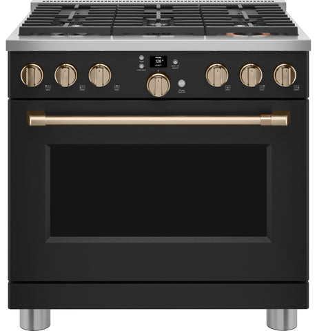 Caf(eback)(TM) 36" Smart All-Gas Commercial-Style Range with 6 Burners (Natural Gas) - (CGY366P3TD1)