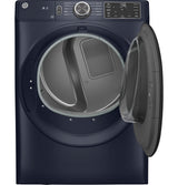 GE(R) ENERGY STAR(R) 7.8 cu. ft. Capacity Smart Front Load Electric Dryer with Sanitize Cycle - (GFD55ESPRRS)