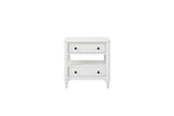 Open Nightstand With 2 Drawers