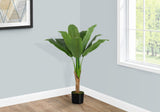 43" Tall, Artificial Plant, Banana Tree, Indoor, Faux, Fake, Floor, Greenery, Potted, Real Touch, Decorative - Green / Black