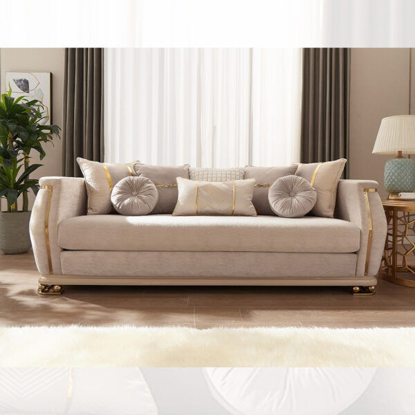 HD-9003 - 3 Piece Sofa Set - Beige