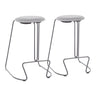 Finn - Counter Stool - Grey Steel Base (Set of 2)