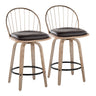 Riley - 26" Fixed-Height Counter Stool (Set of 2)