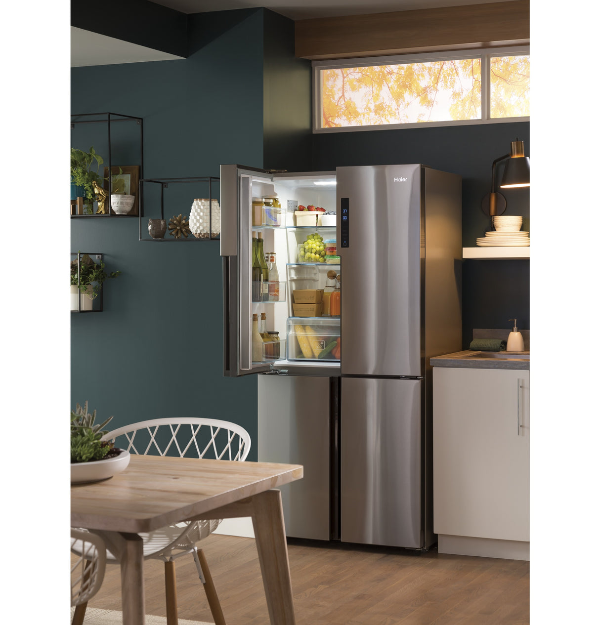 16.8 Cu. Ft. Quad Door Refrigerator - (QHE16HYPFS)