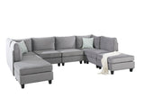 Simona - Velvet Modular Sectional Sofa