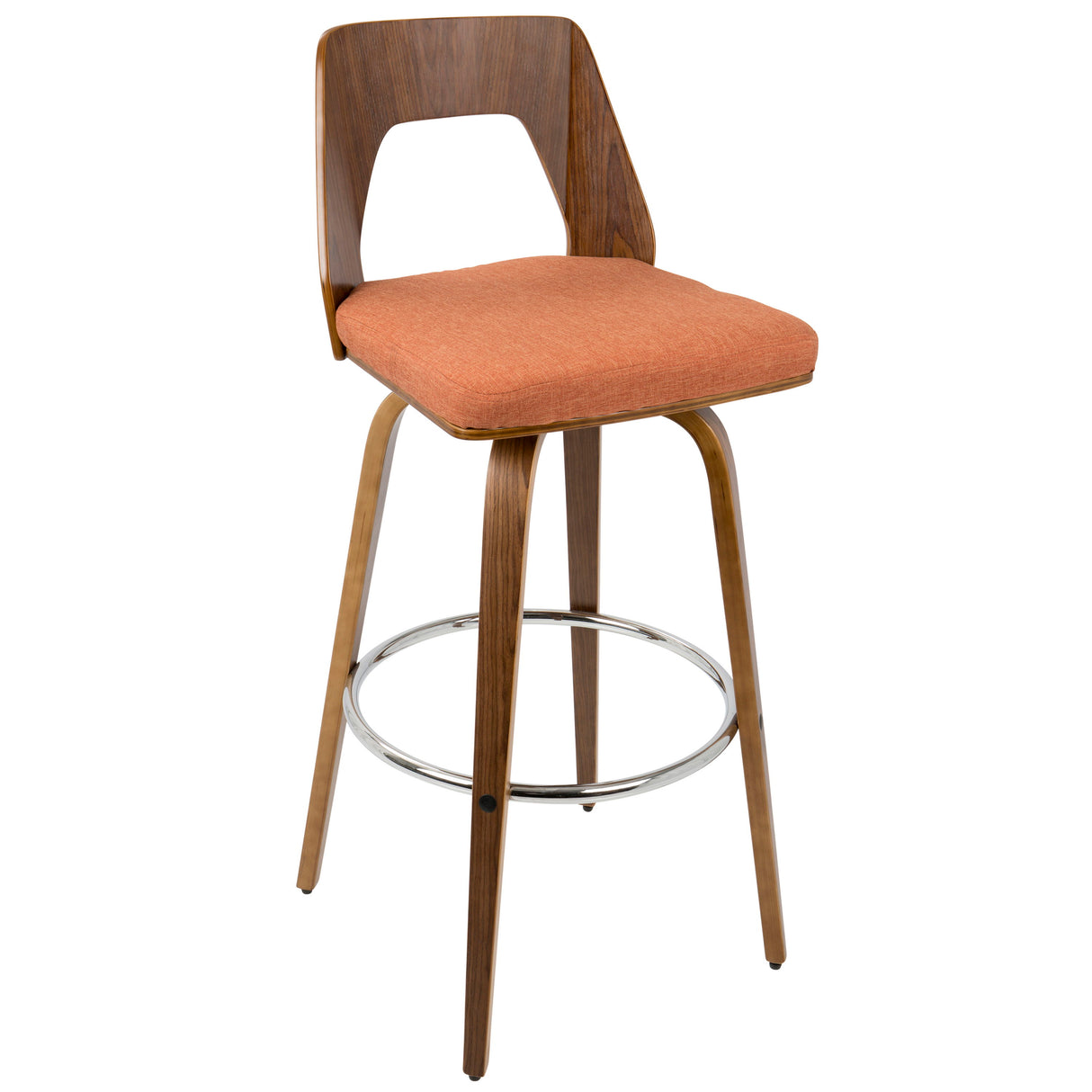 Trilogy - Mid Century Modern Barstool (Set of 2)