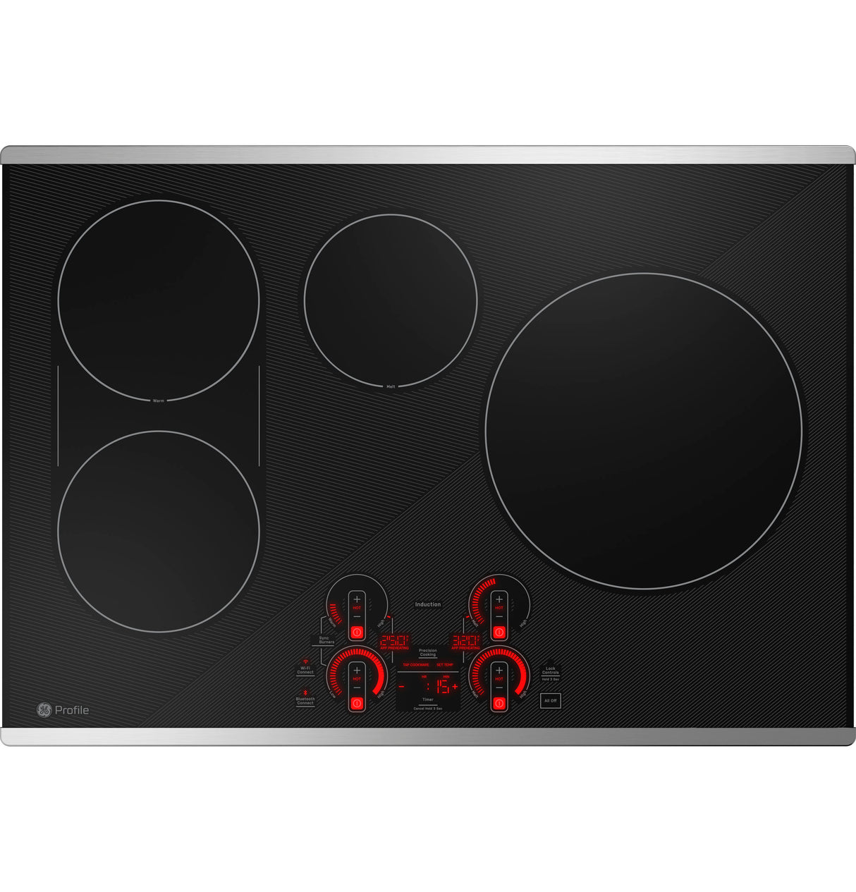 GE Profile(TM) 30" Built-In Touch Control Induction Cooktop - (PHP9030STSS)