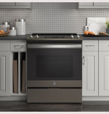 GE(R) 30" Slide-In Electric Range - (JS645ELES)