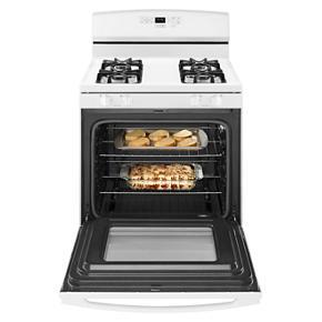 30" Gas Range With Self-Clean Option - White