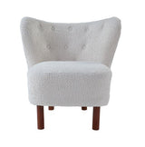 Zusud - Accent Chair - White Teddy Sherpa