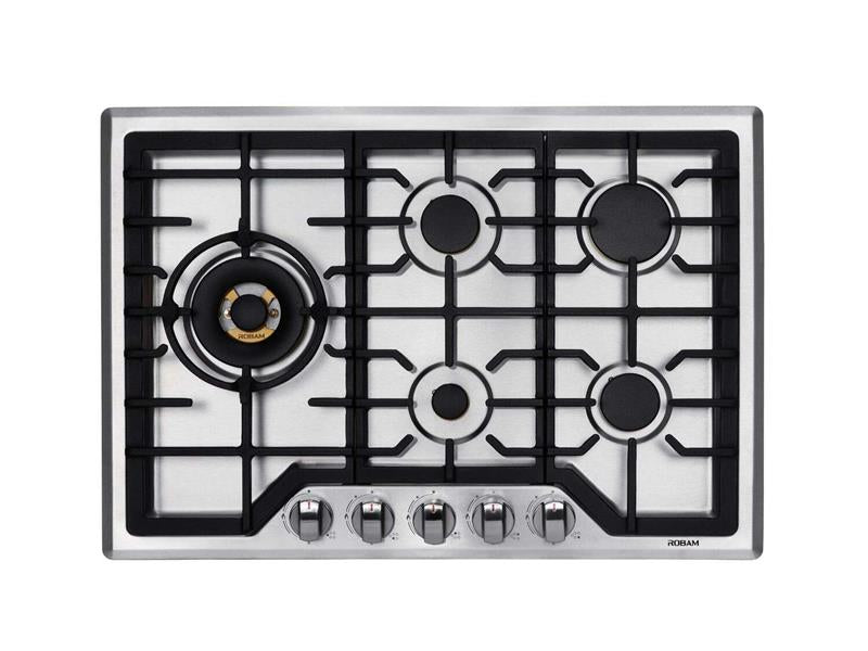 ROBAM G Model 30-in 5 Burners Stainless Steel Gas Cooktop - (ROBAMG513)