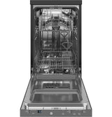 GE(R) ENERGY STAR(R) 18" Stainless Steel Interior Portable Dishwasher with Sanitize Cycle - (GPT145SSLSS)