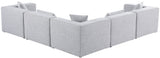 Cube - Modular Sectional 5 Piece - Gray - Modern & Contemporary