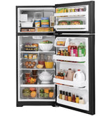 GE(R) ENERGY STAR(R) 17.5 Cu. Ft. Top-Freezer Refrigerator - (GIE18GTNRBB)