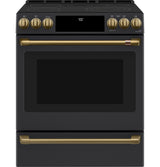 Caf(eback)(TM) 30" Smart Slide-In, Front-Control, Radiant and Convection Range - (CES700P3MD1)