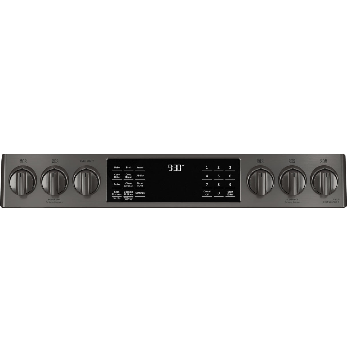 GE Profile(TM) 30" Smart Slide-In Front-Control Gas Range with No Preheat Air Fry - (PGS930BPTS)