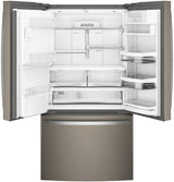 GE Profile(TM) Series ENERGY STAR(R) 22.1 Cu. Ft. Counter-Depth French-Door Refrigerator with Hands-Free AutoFill - (PYE22KMKES)