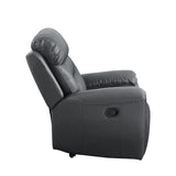 Lamruil - Recliner - Gray Top Grain Leather