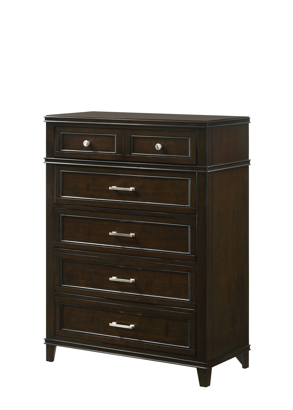 Merlot - 5 Drawer Chest - Mahogany