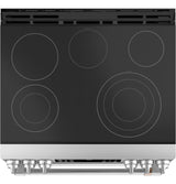 Caf(eback)(TM) 30" Smart Slide-In, Front-Control, Radiant and Convection Double-Oven Range - (CES750P2MS1)