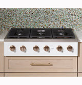 Caf(eback)(TM) 36" Commercial-Style Gas Rangetop with 6 Burners (Natural Gas) - (CGU366P3TD1)