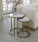 Massimo - End Table - Gold