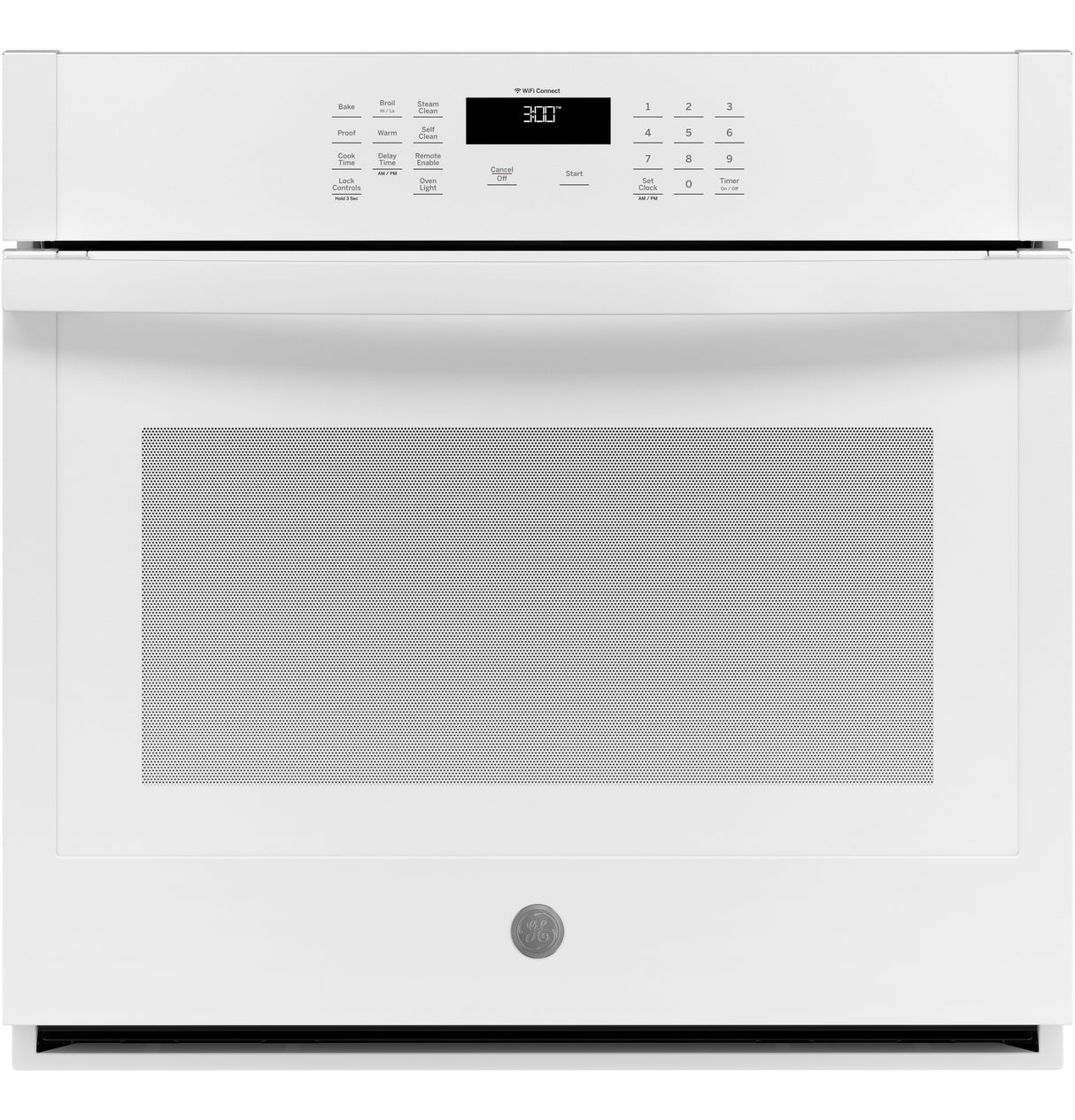 GE(R) 30" Smart Built-In Self-Clean Single Wall Oven with Never-Scrub Racks - (JTS3000DNWW)