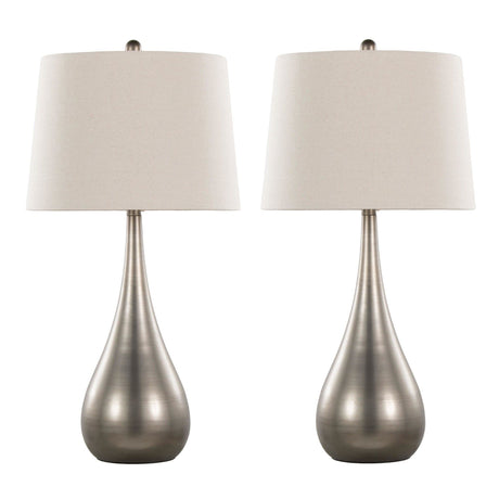 Pebble - 29" Metal Table Lamp (Set of 2)