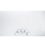 GE(R) 36" Built-In Knob Control Electric Cooktop - (JP3036TLWW)