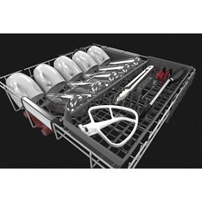 44 dBA Dishwasher With FreeFlex Third Rack And LED Interior Lighting - Pearl Silver - 16 Place Settings