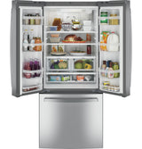 GE(R) ENERGY STAR(R) 20.8 Cu. Ft. French-Door Refrigerator - (GNE21FYKFS)