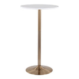 Pebble - Contemporary & Glam Adjustable Dining / Bar Table