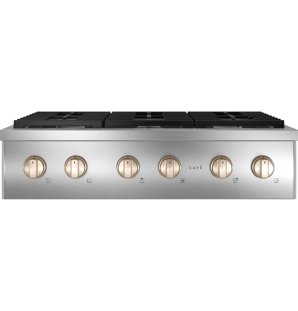 Caf(eback)(TM) 36" Commercial-Style Gas Rangetop with 6 Burners (Natural Gas) - (CGU366P2TS1)