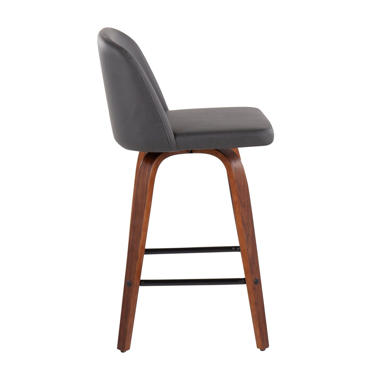 Toriano - Counter Stool With Square Footrest Set