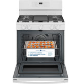 GE(R) 30" Free-Standing Gas Convection Range with No Preheat Air Fry - (JGB735DPWW)