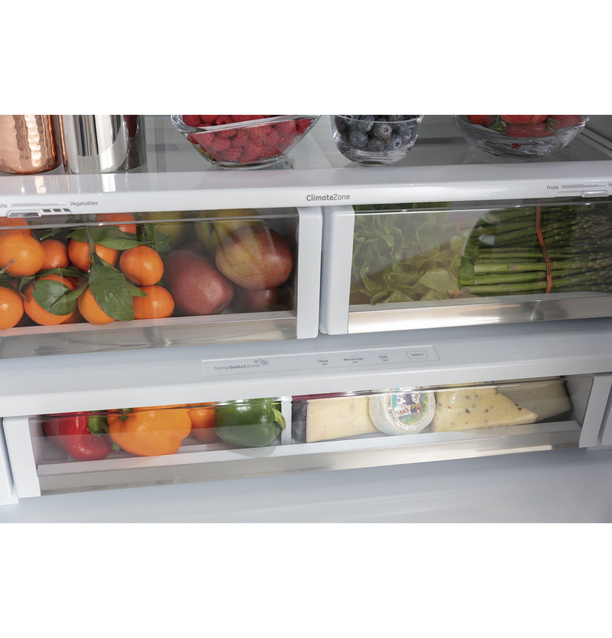 Caf(eback)(TM) ENERGY STAR(R) 23.1 Cu. Ft. Smart Counter-Depth French-Door Refrigerator - (CWE23SP3MD1)