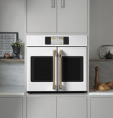 Caf(eback)(TM) Professional Series 30" Smart Built-In Convection French-Door Single Wall Oven - (CTS90FP4NW2)