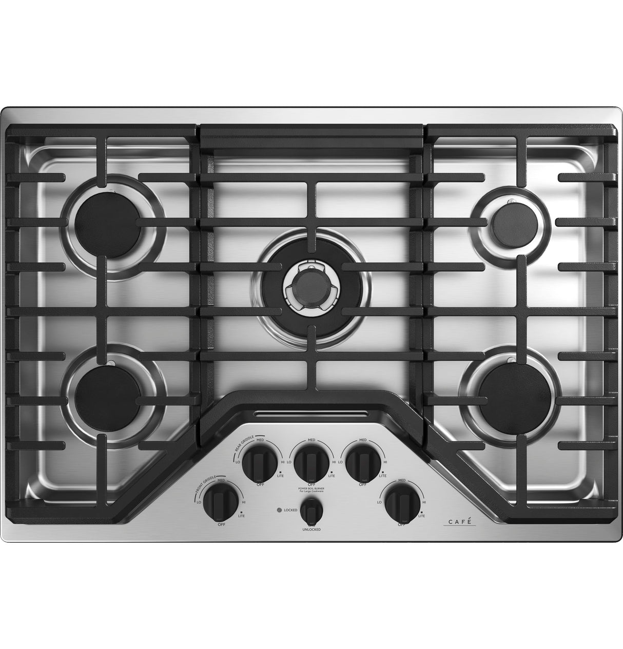 Caf(eback)(TM) 30" Gas Cooktop - (CGP95302MS1)