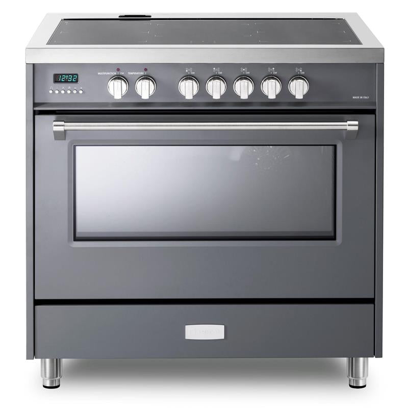 Designer 36" Induction Single Oven Range - Slate Gray - (VDFSIE365SG)