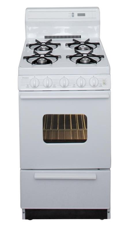 20 in. Freestanding Gas Range in White - (SAK220OP)