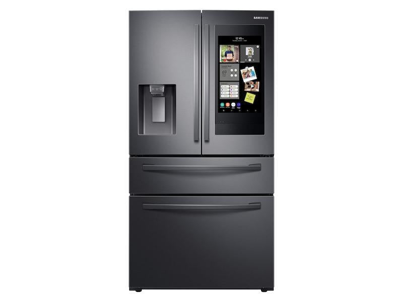 22 cu. ft. 4-Door French Door, Counter Depth Refrigerator with 21.5" Touch Screen Family Hub(TM) in Black Stainless Steel - (RF22R7551SG)